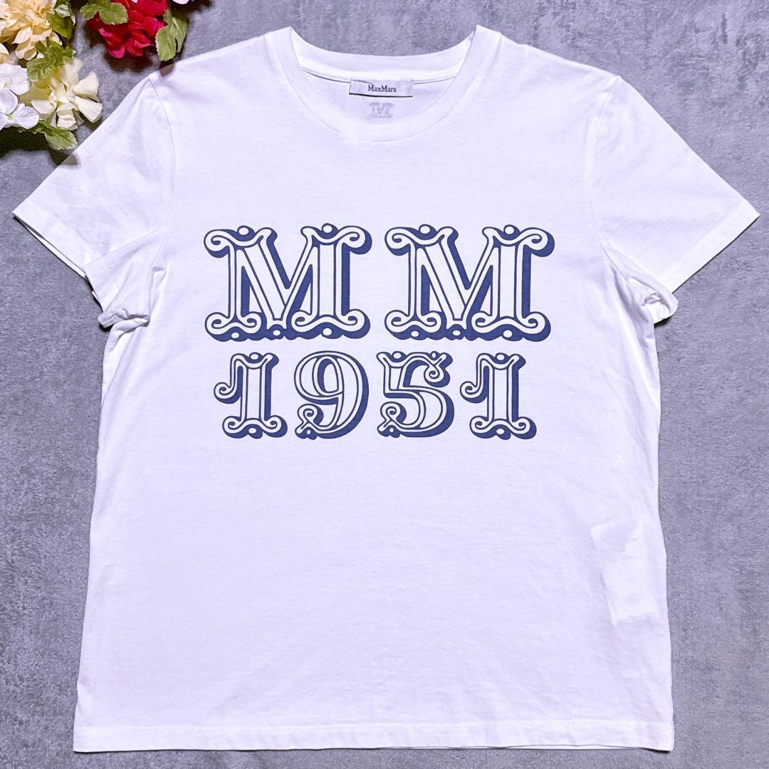 【極美品】Max Mara 半袖 カットソー Tシャツ 1951 Lサイズ
