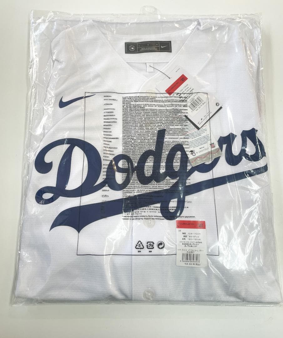 新品 DODGERS 公式ユニフォーム 17 大谷翔平 L サイズ NIKE