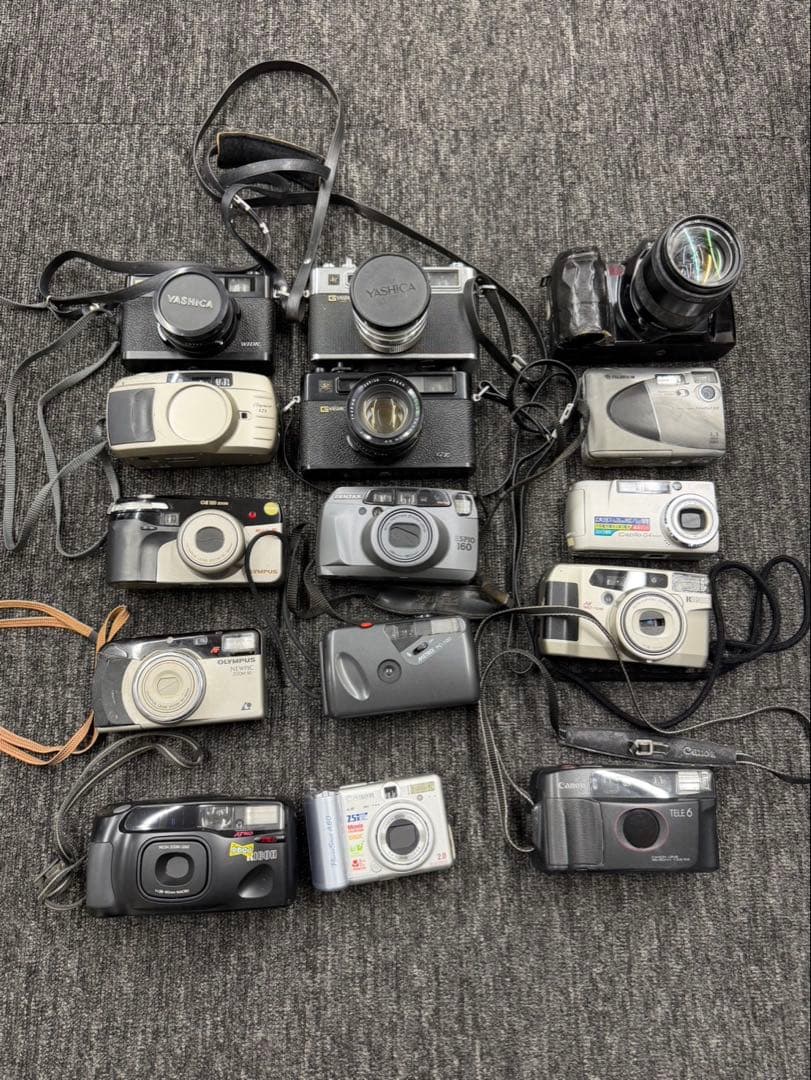 カメラ　ジャンク　15台　フィルムカメラ　デジカメ　まとめ売り