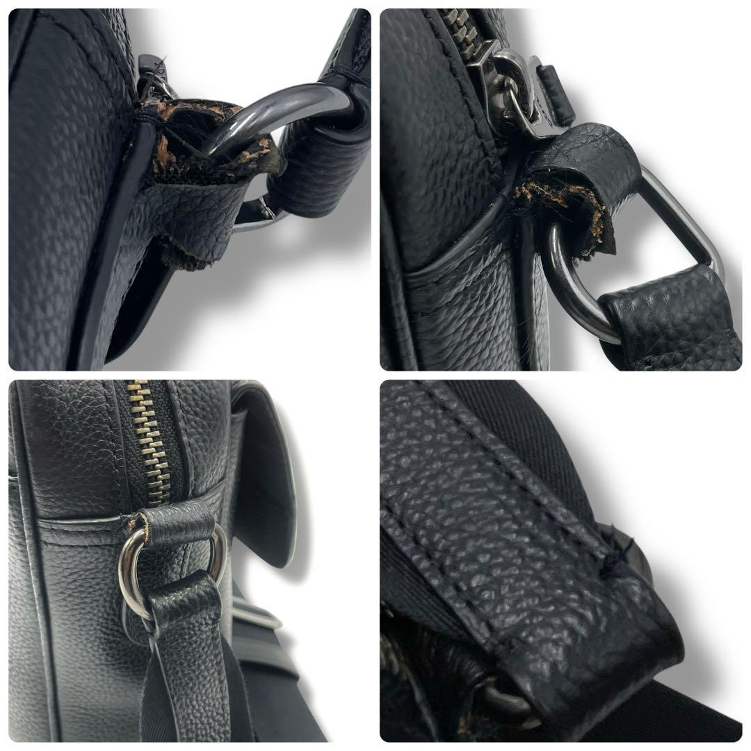 極美品✨COACH コーチ ハドソン クロスボディ ショルダーバッグ ブラック