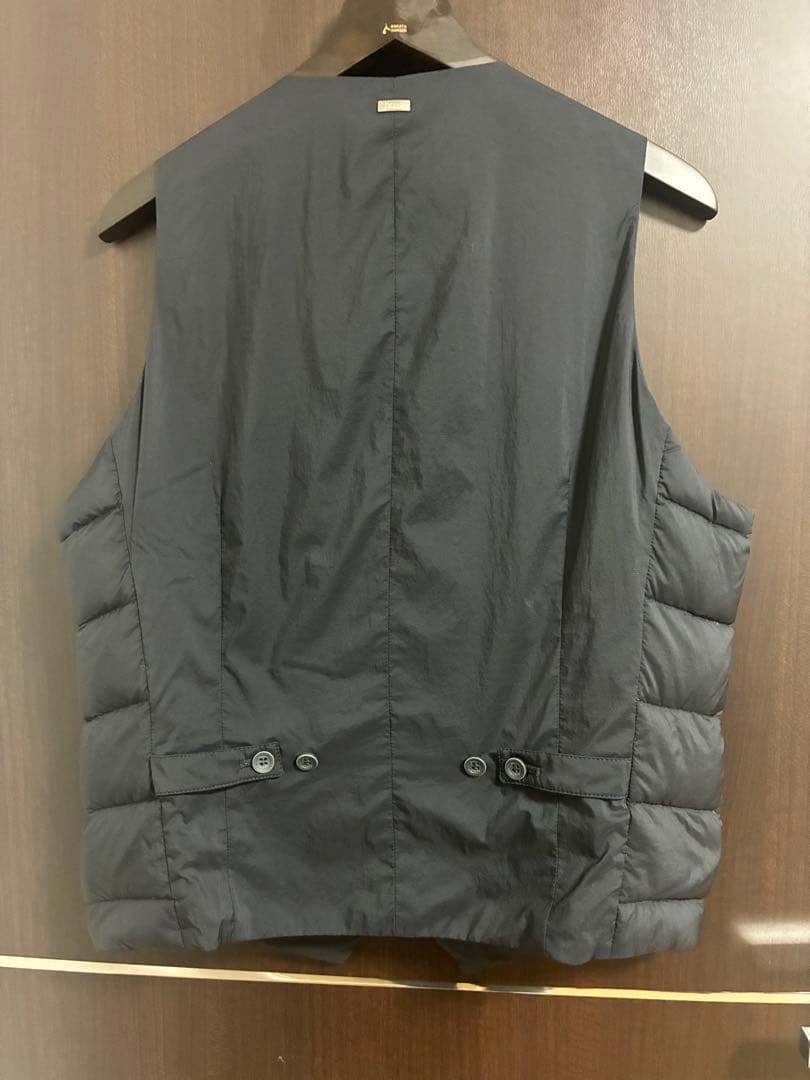 HERNO ナイロン シングル ダウンジレ サイズ46