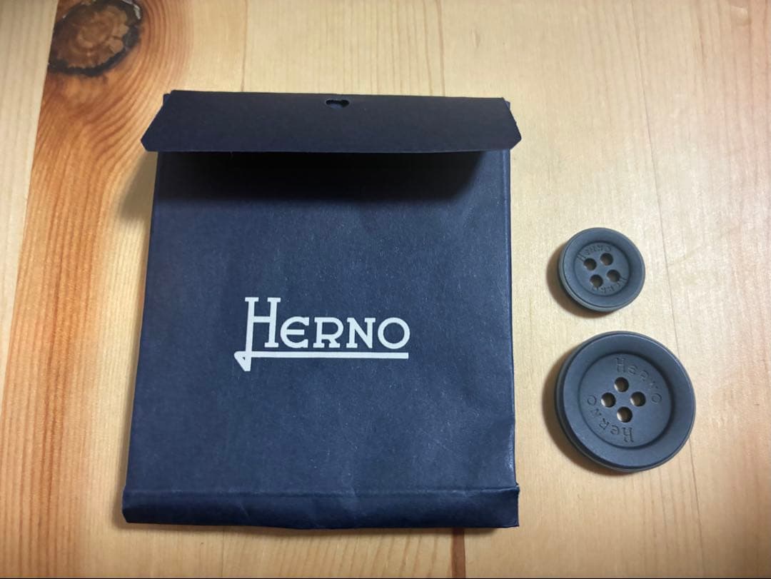 HERNO ナイロン シングル ダウンジレ サイズ46