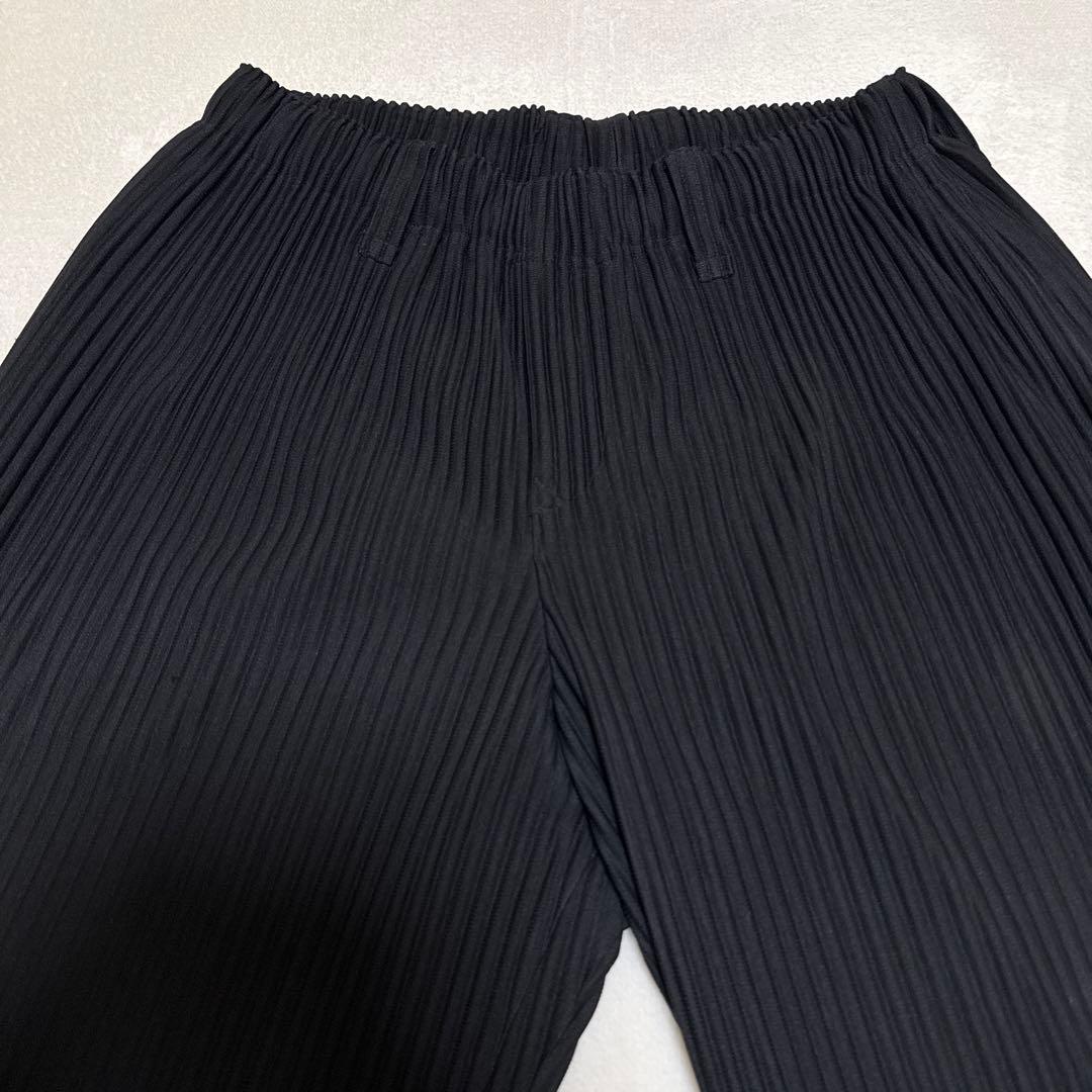HOMME PLISSE ISSEY MIYAKE プリーツパンツ 2 ブラック