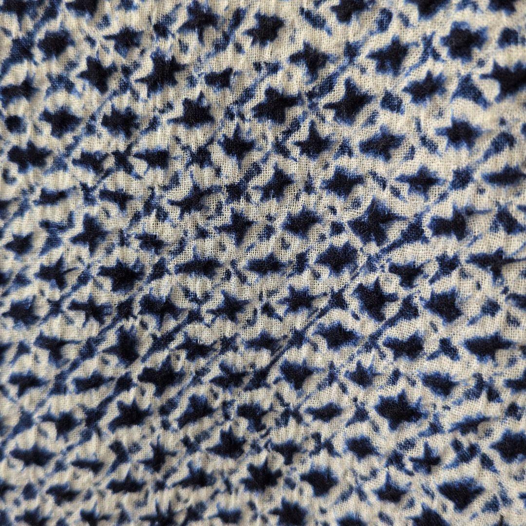 有松絞　浴衣　新品　手縫い　しつけ糸付き　着丈約156