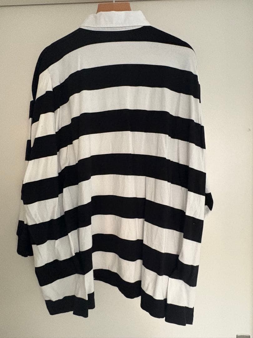 FRAMeWORK onit/別注OVERSIZE ボーダーラガーシャツ