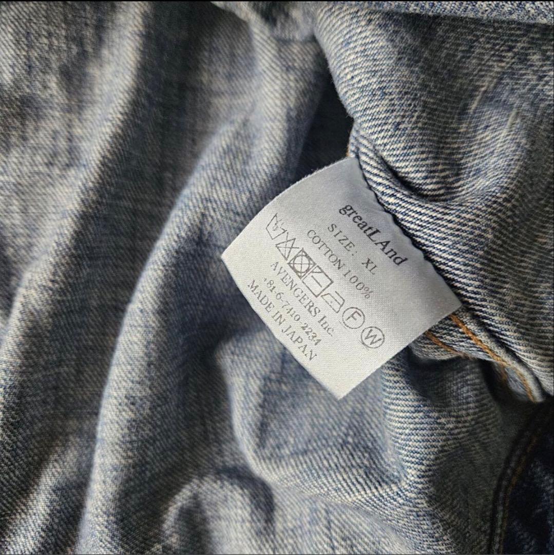 ジャケット・アウター greatLAnd ORIGINAL LOGAN 10YEARS DENIM