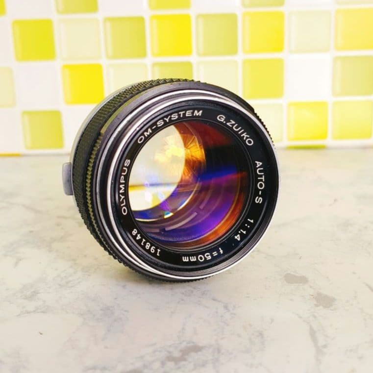 綺麗★ OLYMPUS G.ZUIKO AUTO-S 50mm F1.4 レンズ
