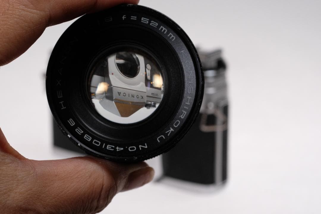 【希少Fマウント】Konica FP＋Hexanon 52mm F1.8実動品