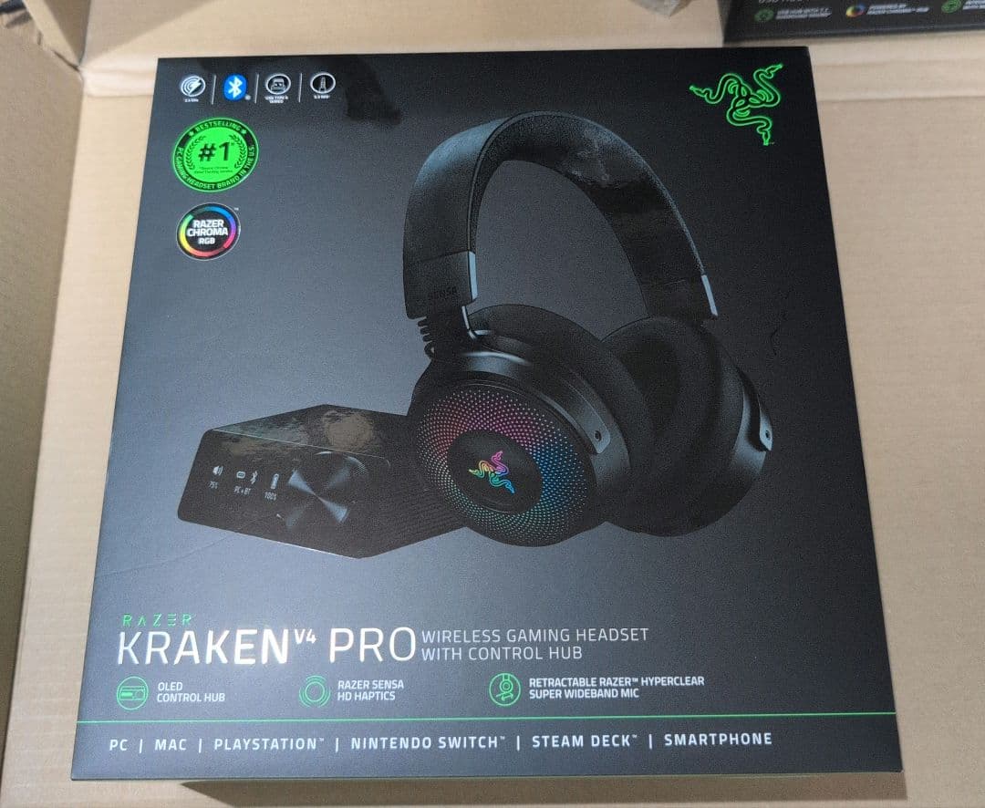 Razer Kraken V4 Pro &Base Station V2　セット