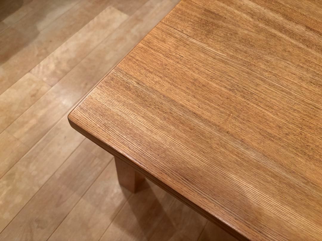 2008年　無印良品　タモ材テーブル