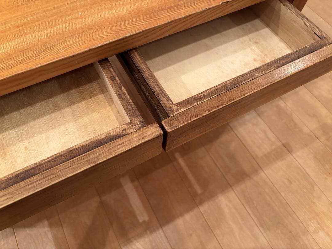 2008年　無印良品　タモ材テーブル