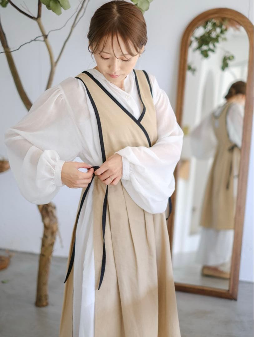 〜Mejular originalエプロン〜ベージュ Size02