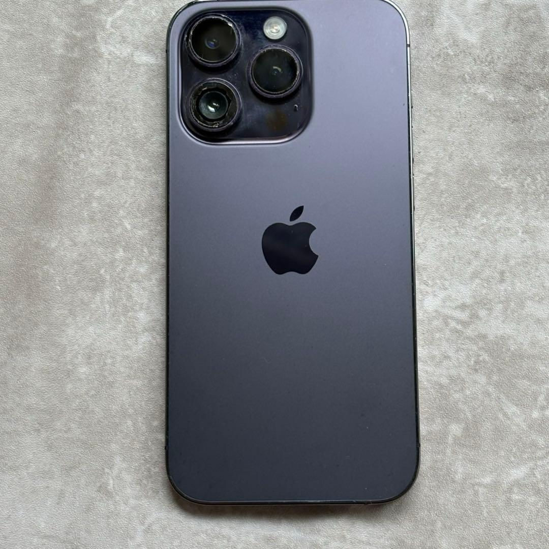 iPhone14pro 256GB ディープパープル　ジャンク品　SIMフリー版