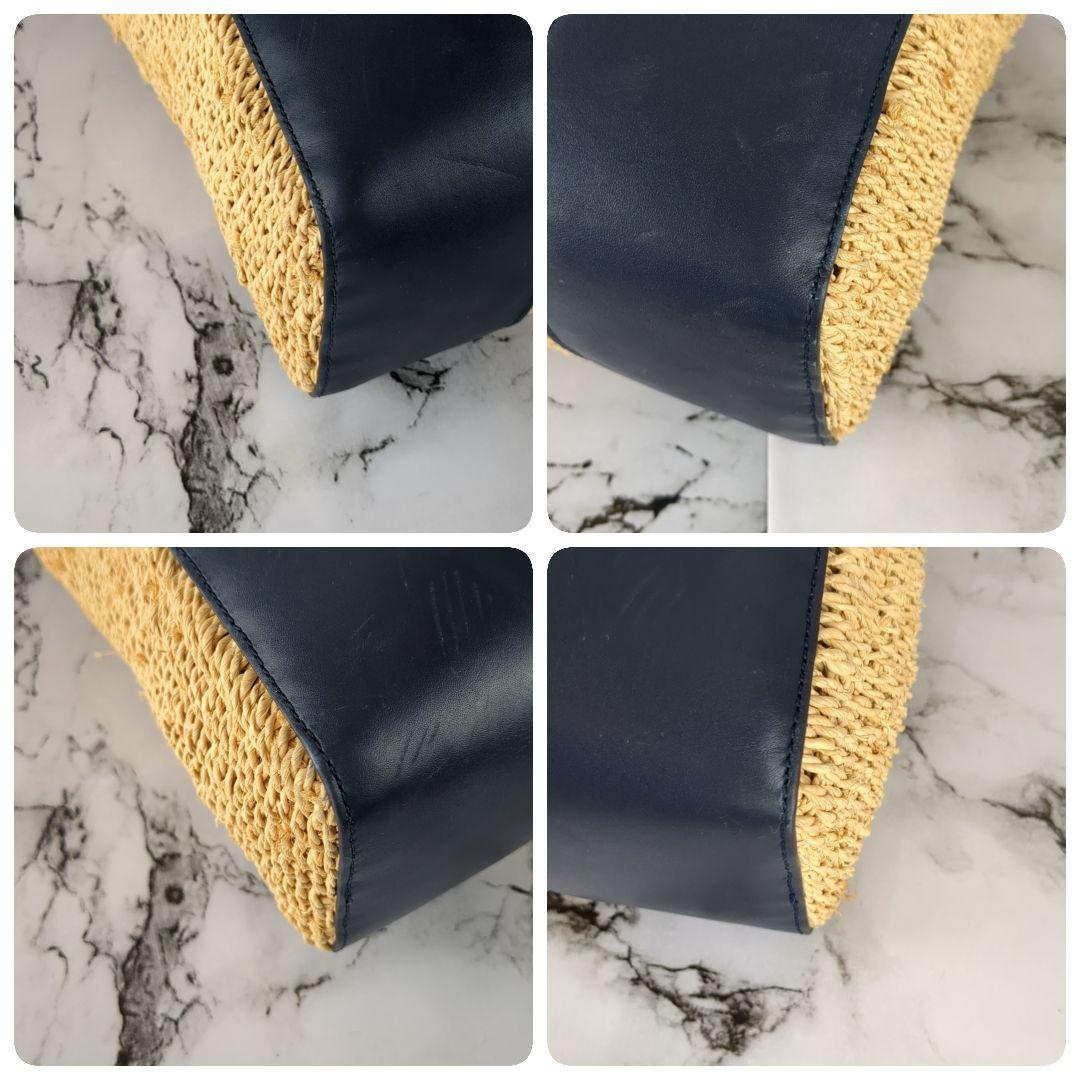 【人気】トリーバーチ☆エラ　トートバッグラフィア　カゴ肩掛け A4可