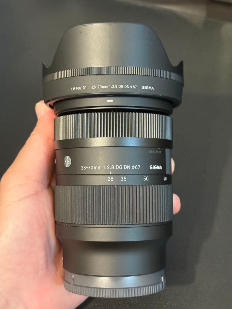 ［美品］SIGMA 28-70mm F2.8 DG DN ズームレンズ　ソニー用