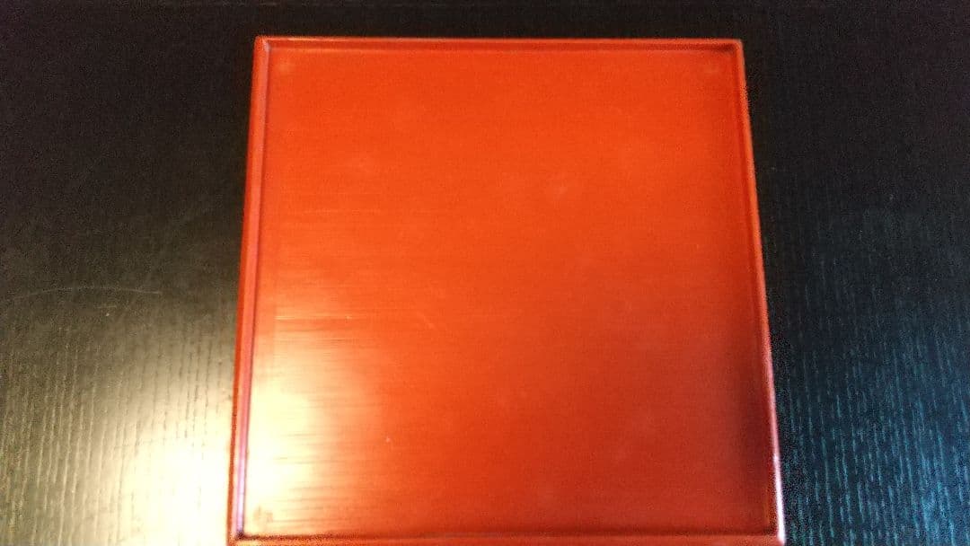 骨董 朱塗の小ぶりな脚付きお膳 8膳 とても可愛い！