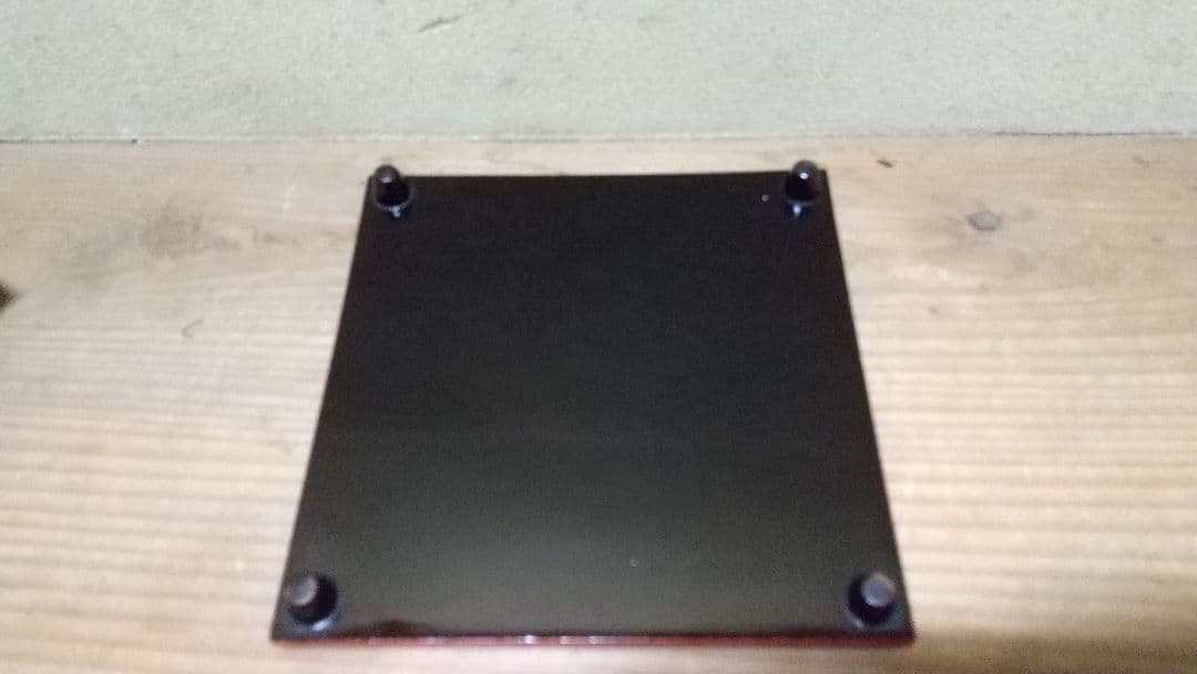 骨董 朱塗の小ぶりな脚付きお膳 8膳 とても可愛い！