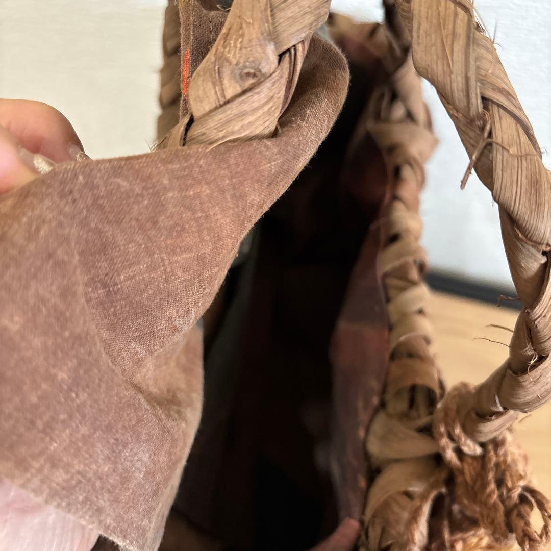 山葡萄　天然素材編み込みかごバッグ