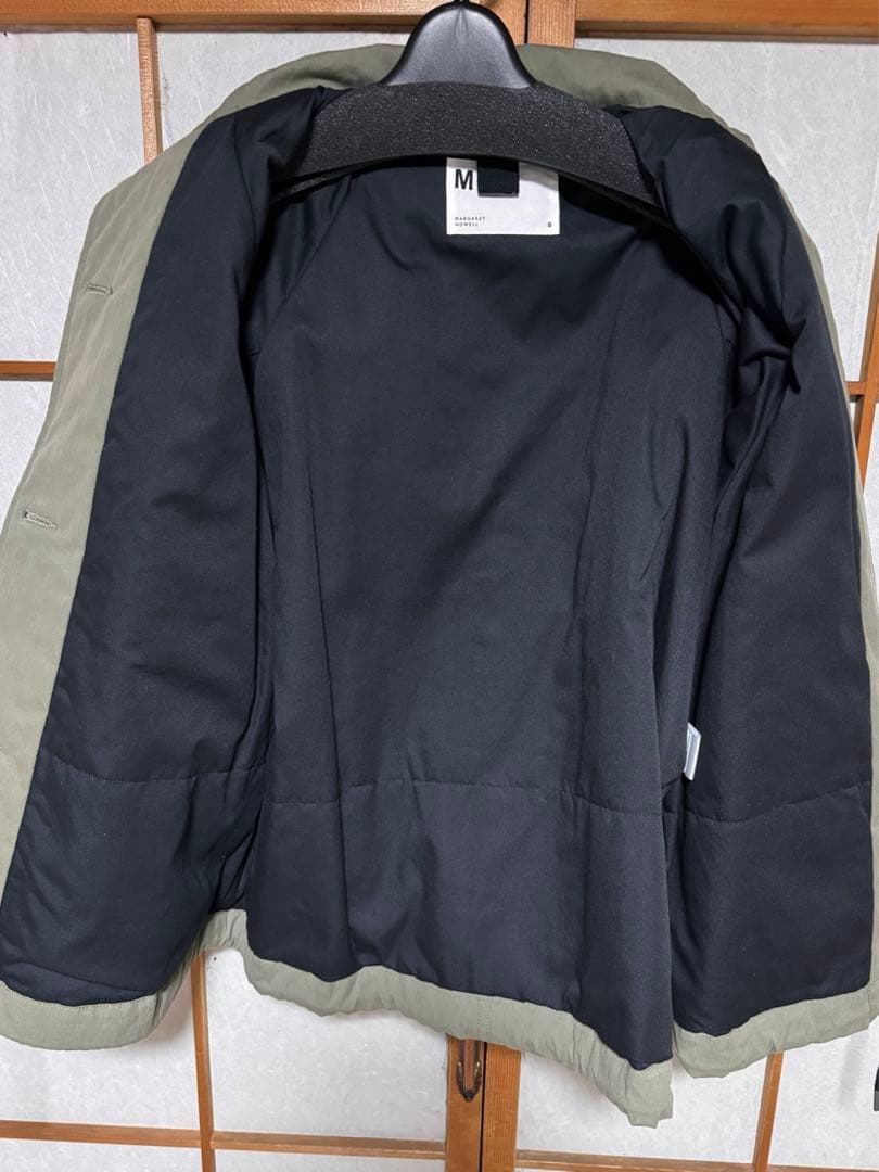 【新品】MHL. PADDED COTTON NYLON カーキ　ダウン