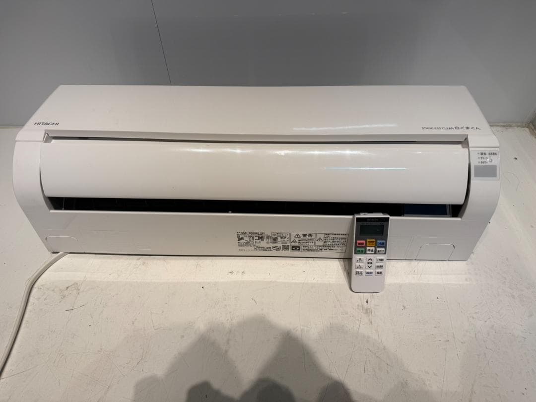 309　HITACHI　2022年製エアコン　16～18畳用　整備済み
