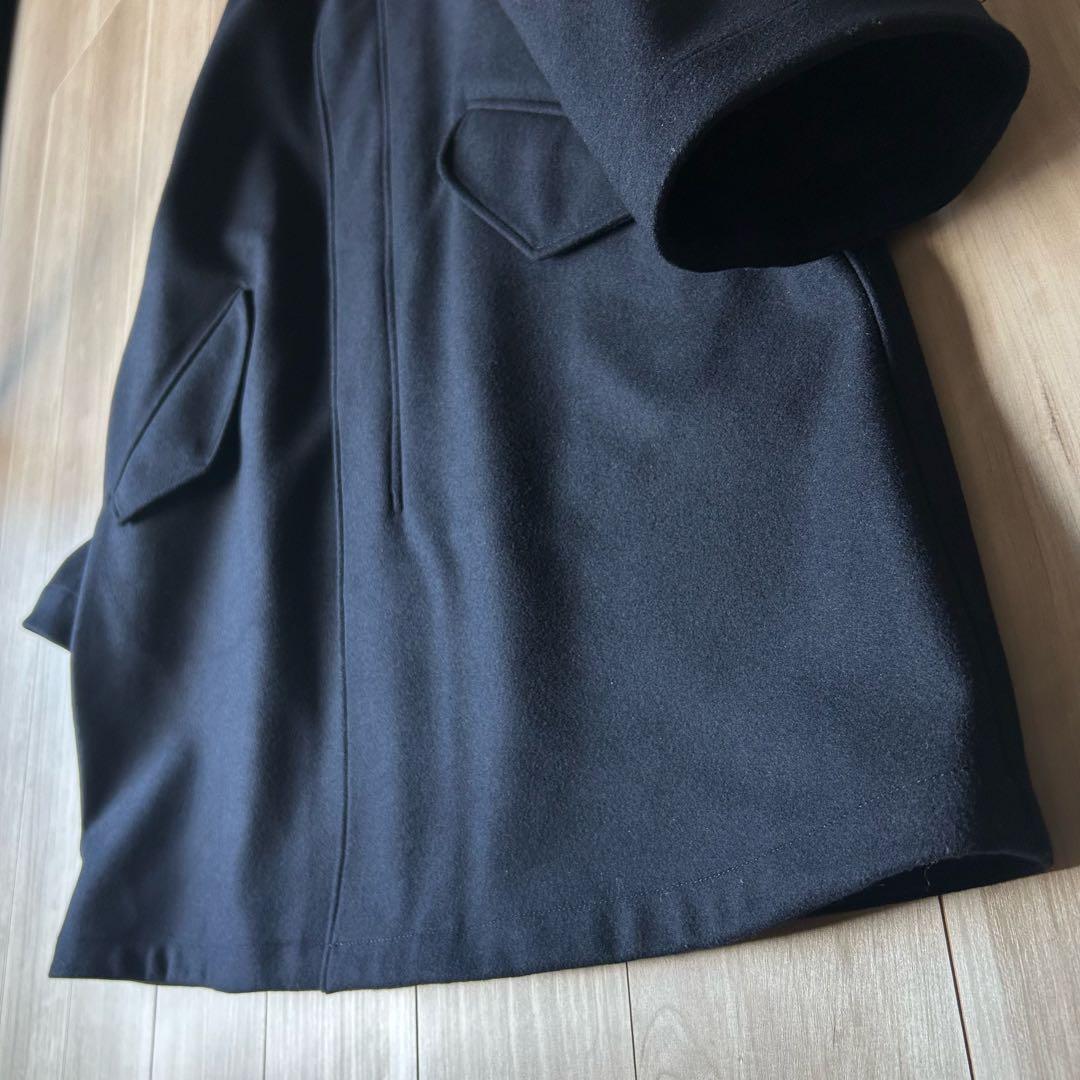 未使用級＊スピック＆スパン 23AW メルトンM-65フィールドコート 紺 36