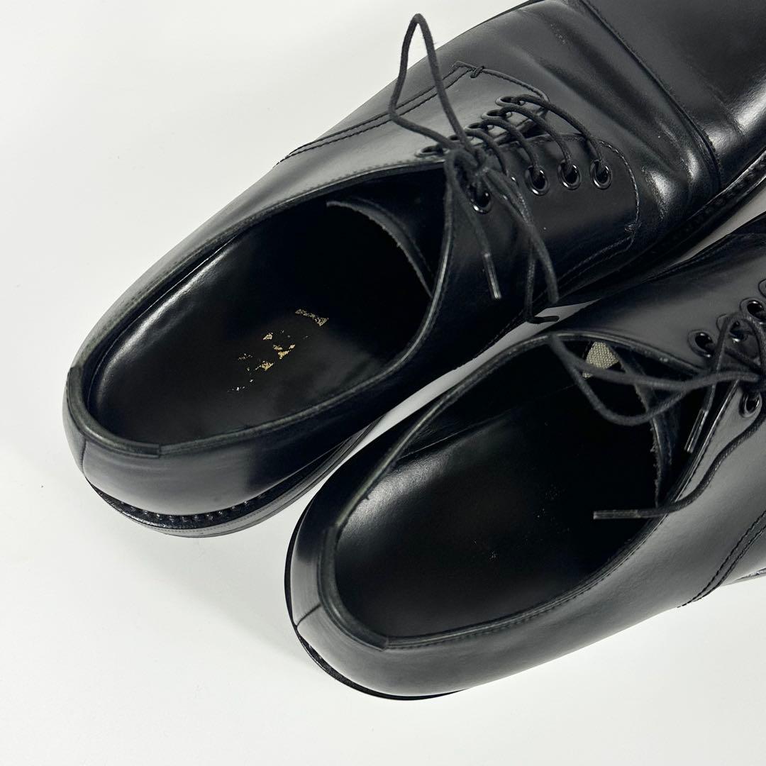 PRADA レザー ドレスシューズ 黒 箱あり 9.5 archive