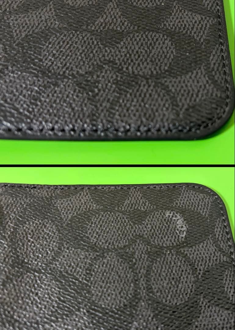 コーチ iPhone AIR ケース シグネチャー ブラック COACH 手帳