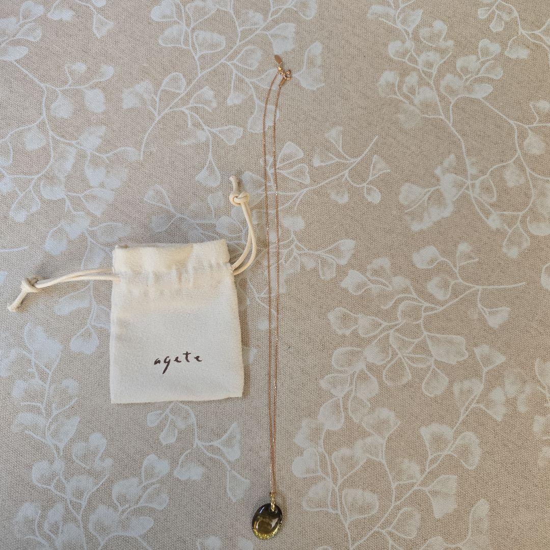 アガット　ネックレス　シェル