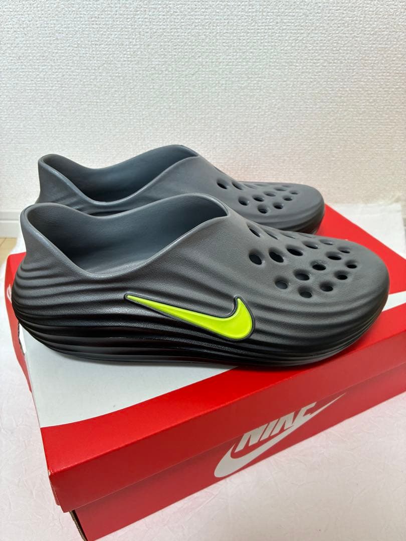 Nike REACTX REJUVEN8 グレーブラック/ライム