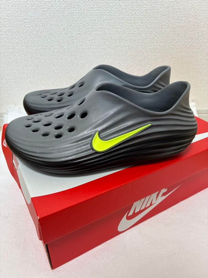 Nike REACTX REJUVEN8 グレーブラック/ライム