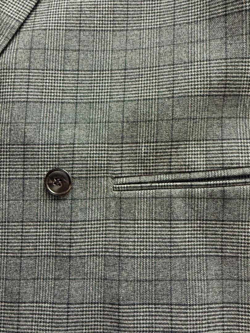 IENA テーラージャケット　グレー　チェック柄 38