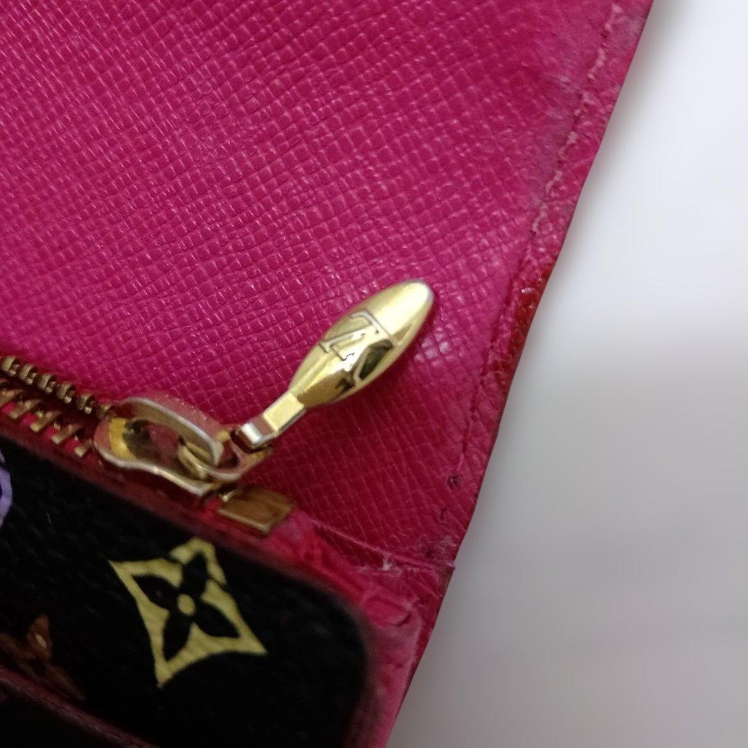 ルイヴィトン モノグラム マルチカラー 村上 隆 長財布 ポルトフォイユサラ