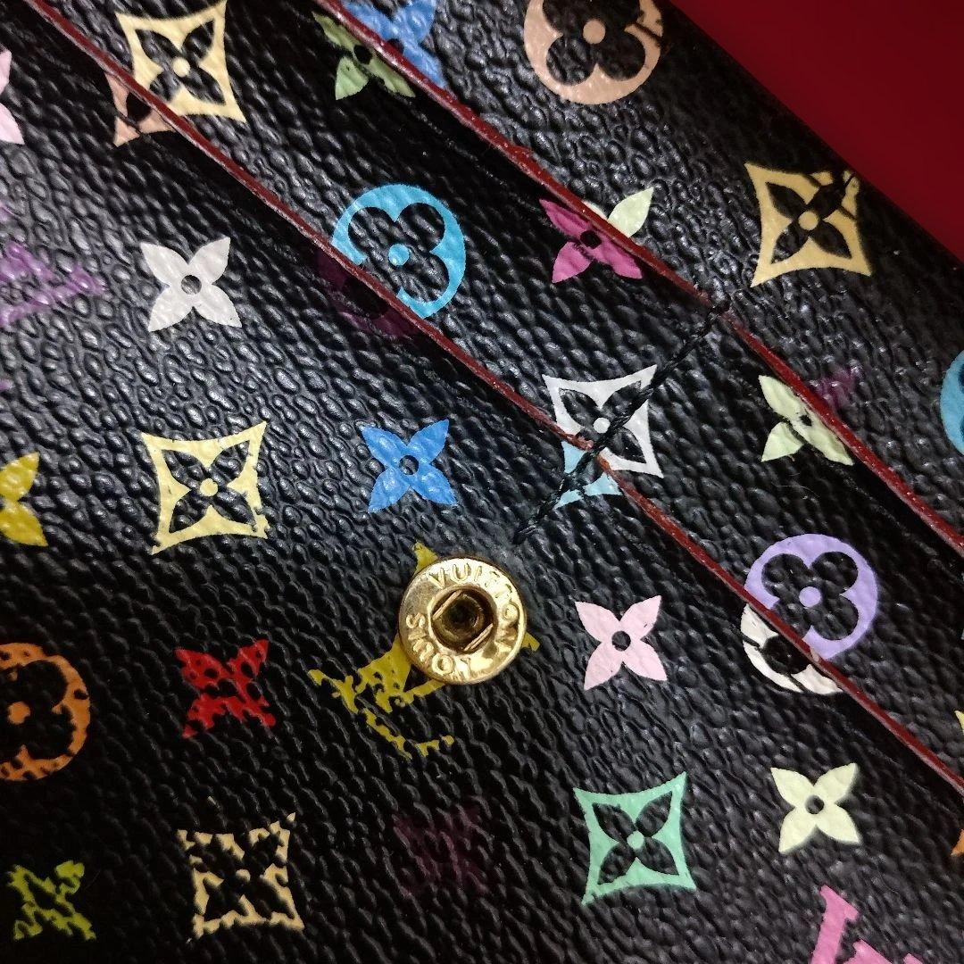 ルイヴィトン モノグラム マルチカラー 村上 隆 長財布 ポルトフォイユサラ