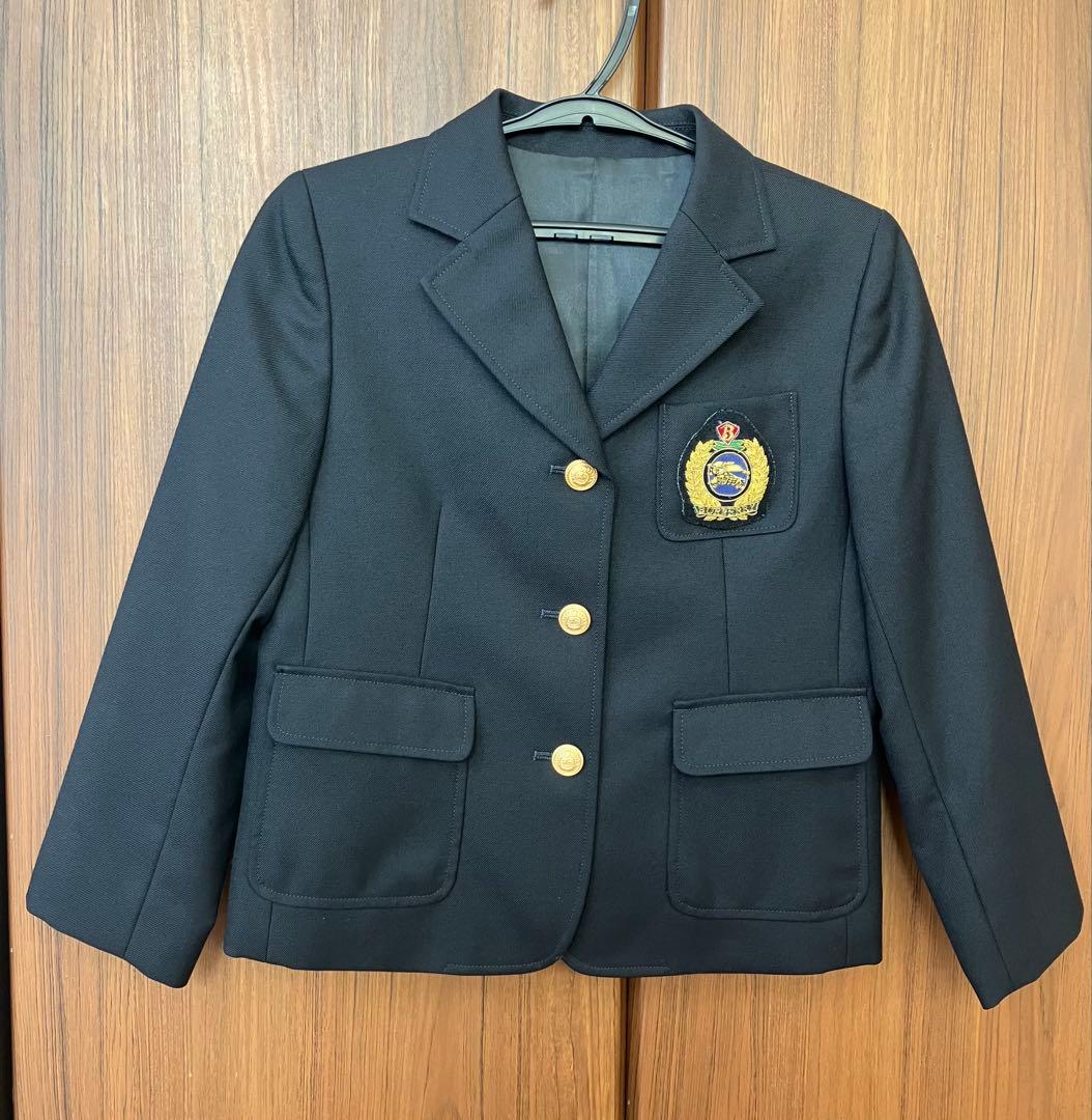 バーバリーロンドン　紺ブレザー　120 金ボタン