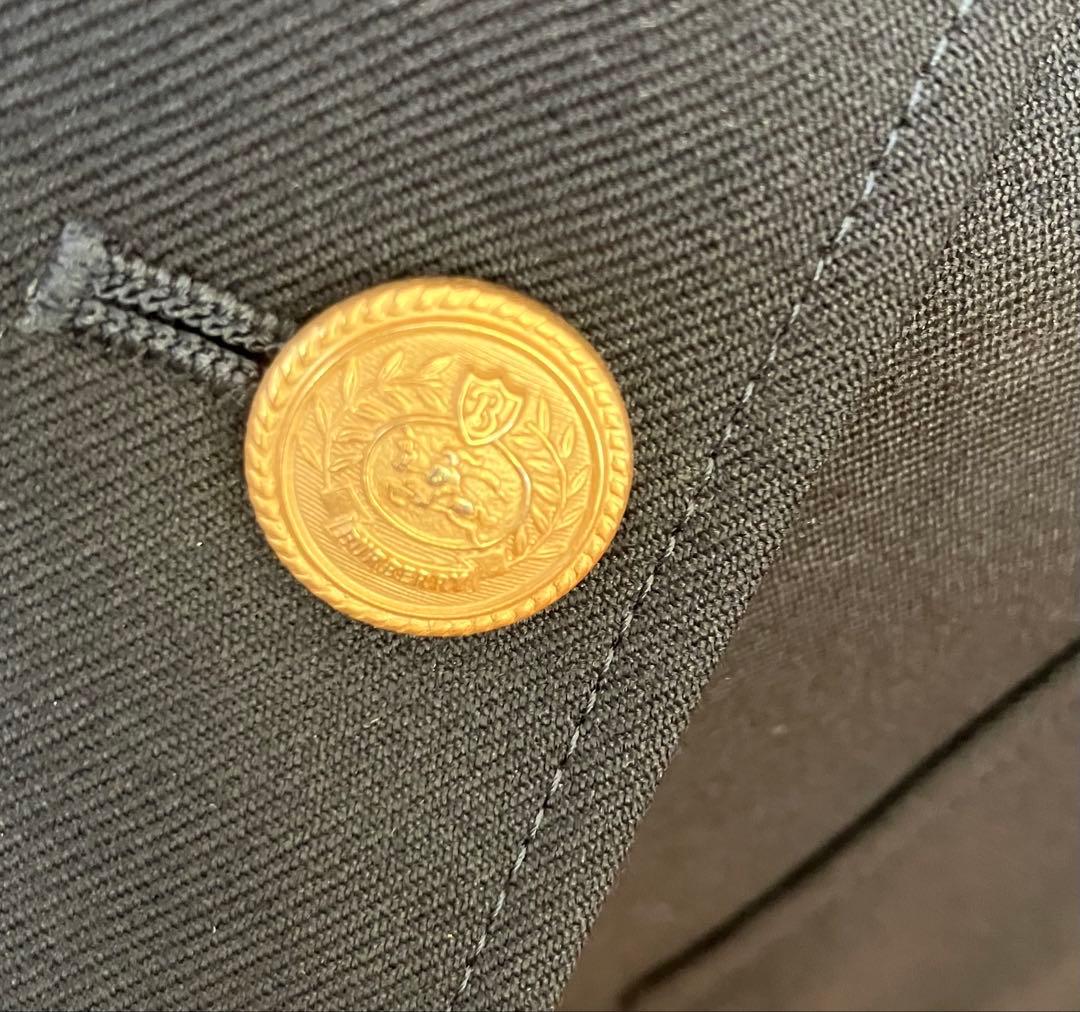 バーバリーロンドン　紺ブレザー　120 金ボタン