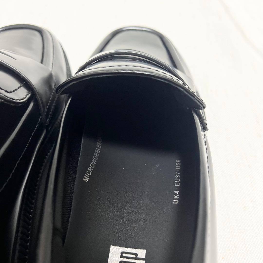 【極美品】fitflop レザー　厚底　ローファー　HY2 軽量　黒　23cm