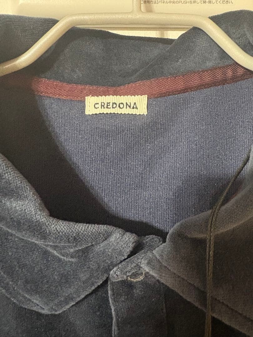 クレドナ　ポロシャツ ポロ COTTON VELOUR OVER POLO