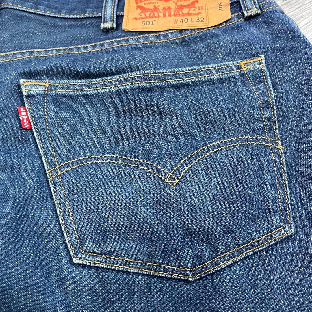 m*h様 LEVI'S 501 W40 L32 リジットデニム インディゴ