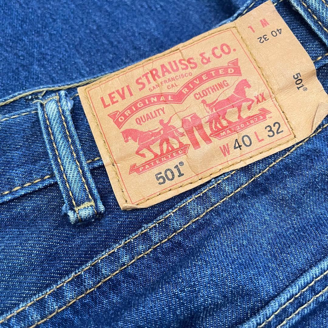 m*h様 LEVI'S 501 W40 L32 リジットデニム インディゴ