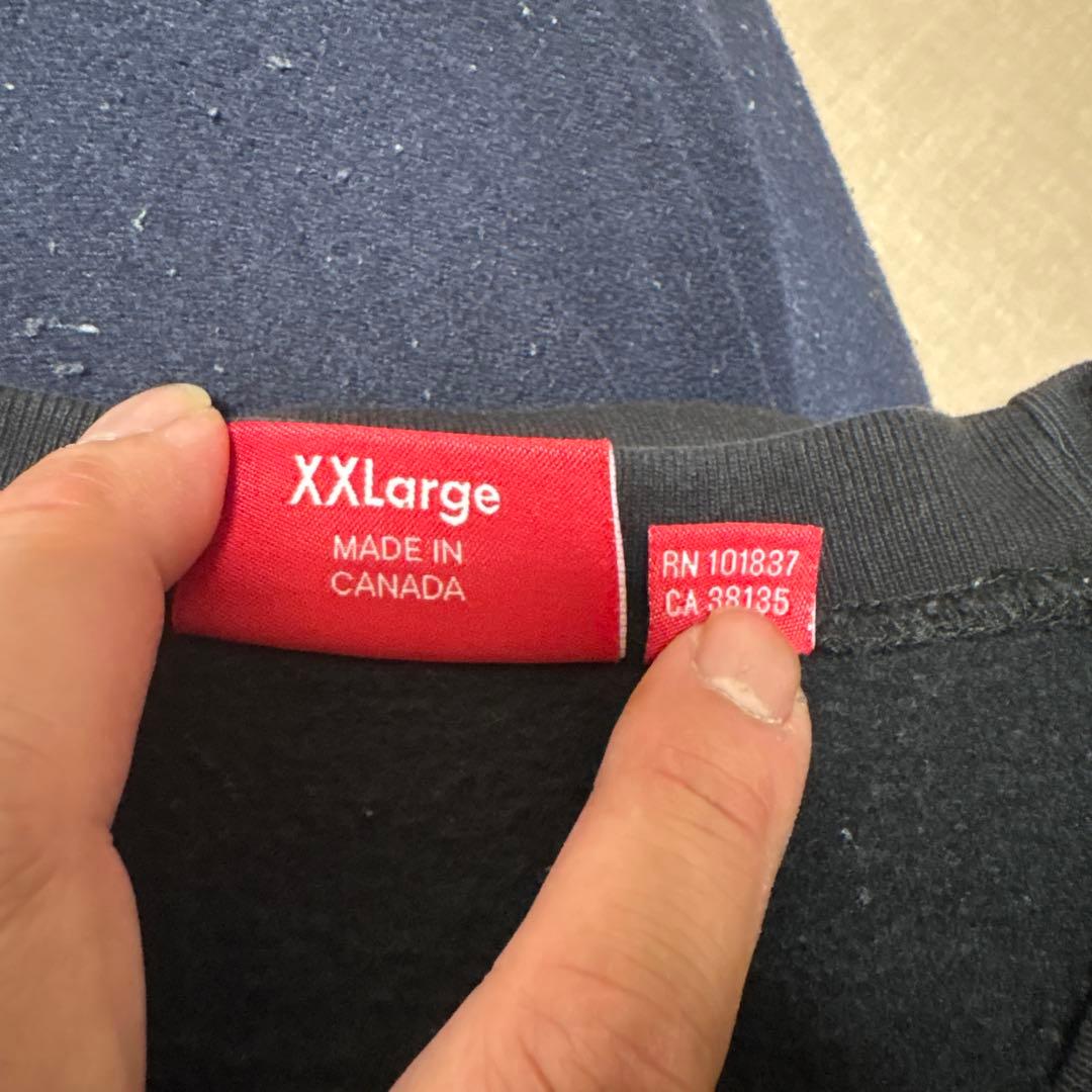 supreme box logo crewneck ブラック