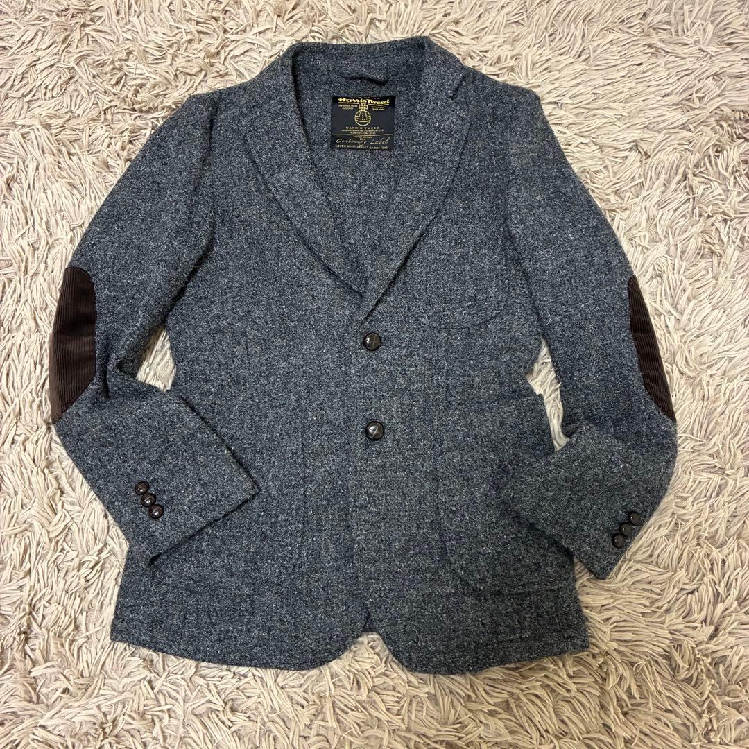 入手困難✨ハリスツイード　100周年限定品　ジャケットヘリンボーンエルボーパッチ