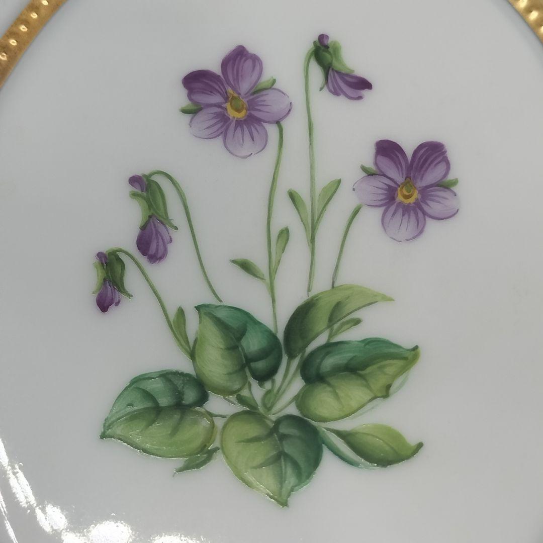 AUGARTEN アウガルテン メドウフラワーズ すみれ 飾り皿 プレート