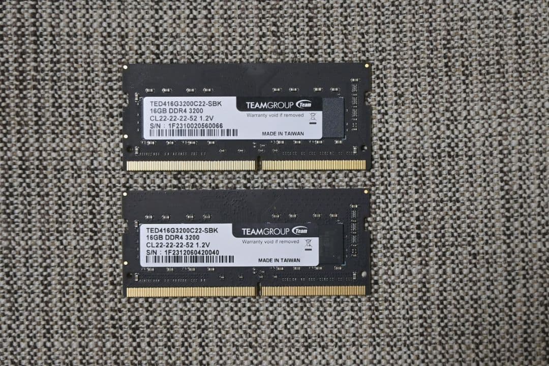 Team DDR4 16GB✕2 32GB DDR4-3200 PC4 メモリ