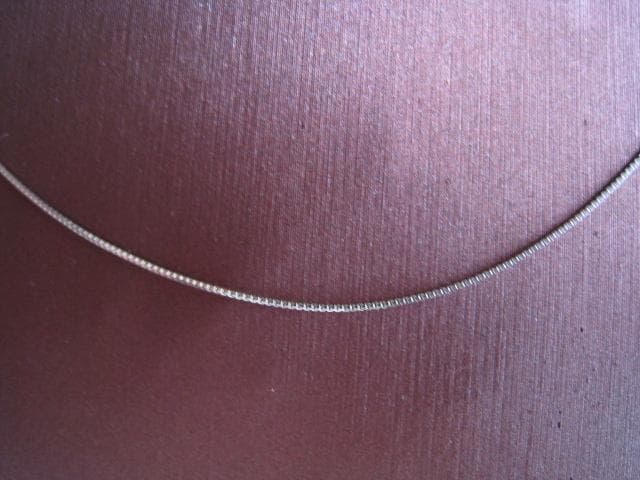 ☆素敵！きらきらk18WGホワイトゴールド 長さ45㎝ネックレス