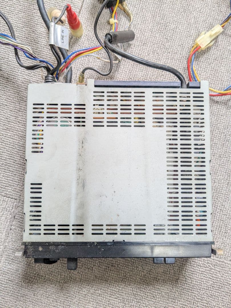 ジャンク品 ALPINE 7292JS カセットデッキ パワーアンプ 3503