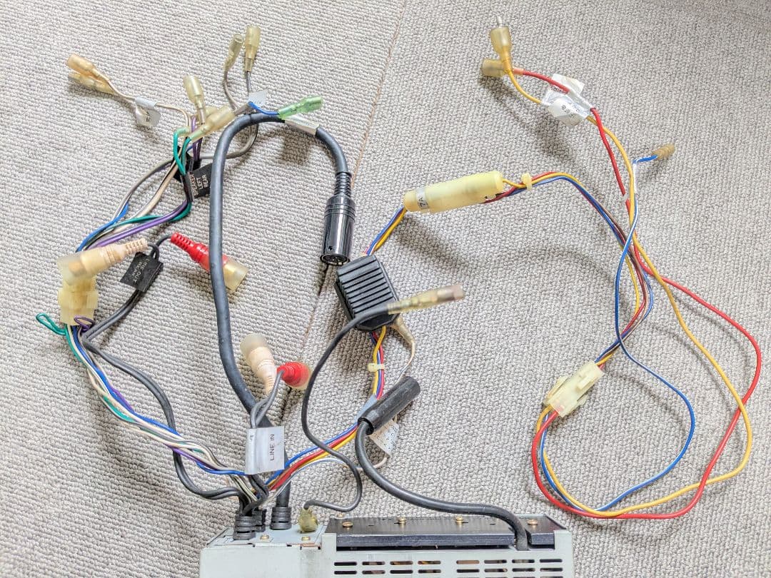 ジャンク品 ALPINE 7292JS カセットデッキ パワーアンプ 3503