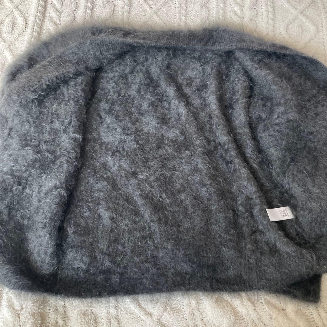 BLAMINK ダークグレー カーディガン 38