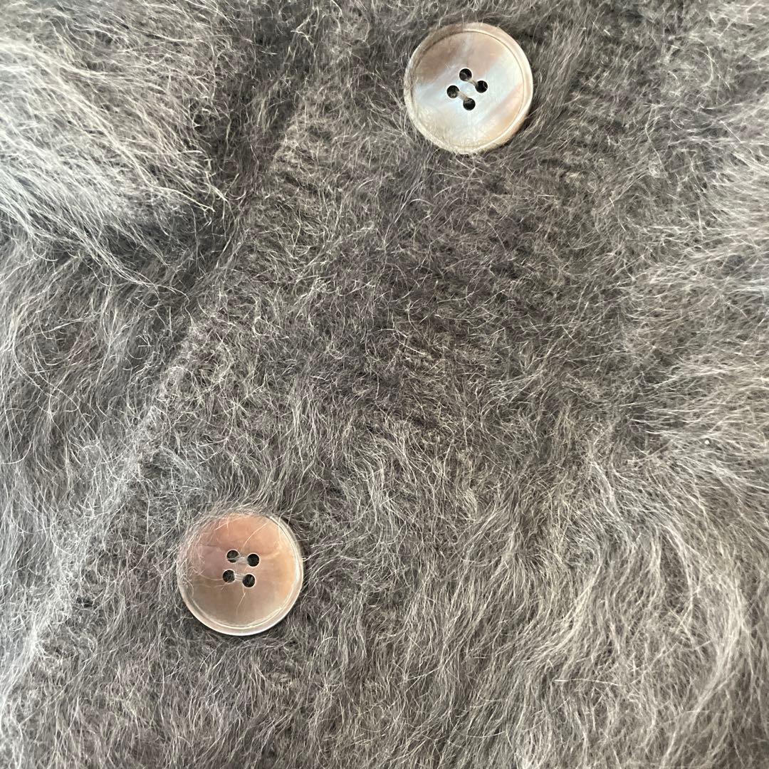 BLAMINK ダークグレー カーディガン 38