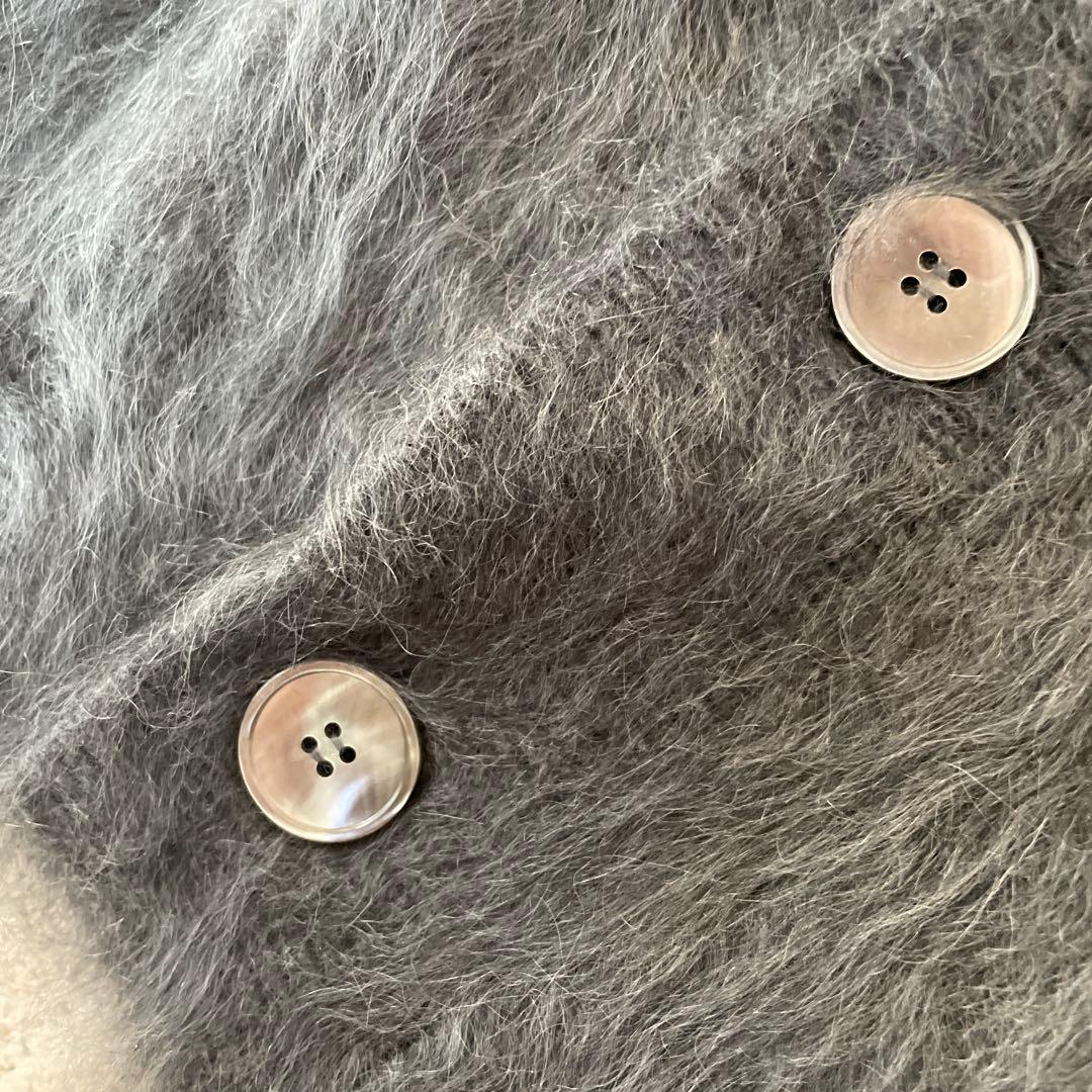 BLAMINK ダークグレー カーディガン 38