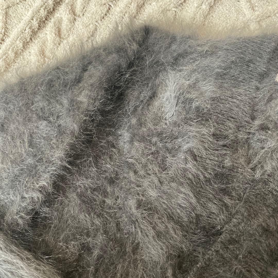 BLAMINK ダークグレー カーディガン 38